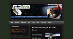 Desktop Screenshot of lanierspots.com