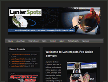 Tablet Screenshot of lanierspots.com